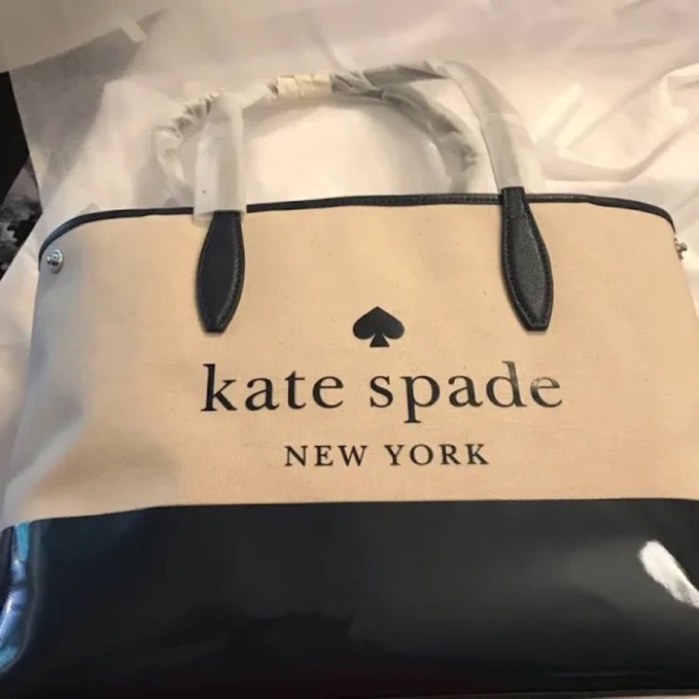 NWT Kate Spade Small Side Snap Blazer Blue Street Tote - Picture 5 of 8